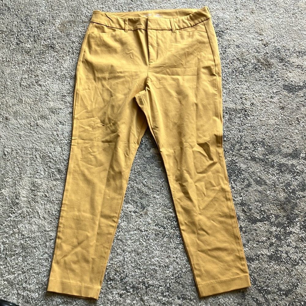 Old Navy Pixie High rise mustard yellow pants